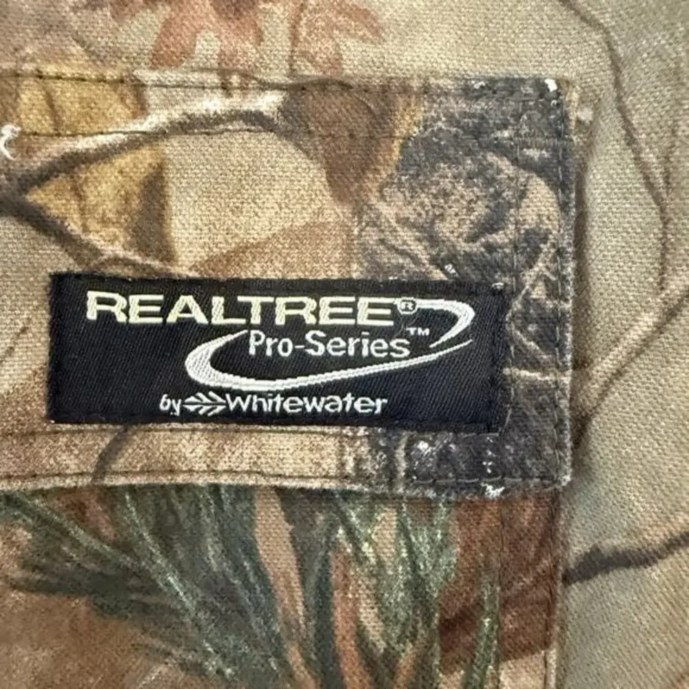 Realtree AP Camouflage Pants Mens XL Cargo Pocket Hunting Adjustable Waist‎